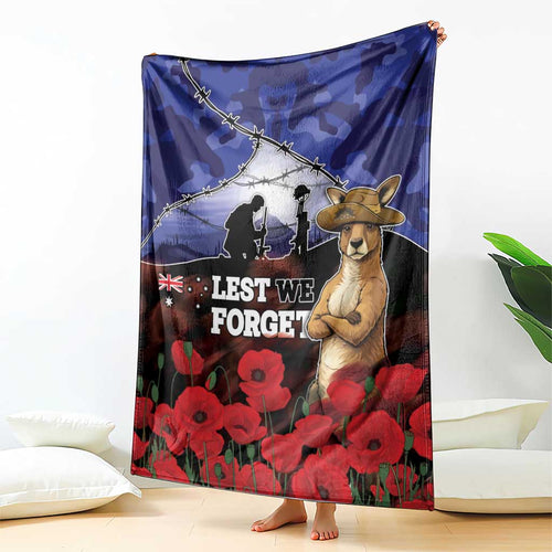 ANZAC Day Blanket Lest We Forget