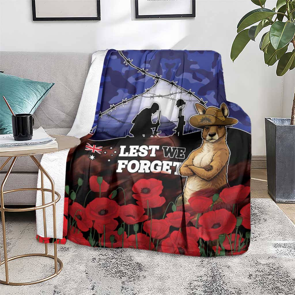 ANZAC Day Blanket Lest We Forget