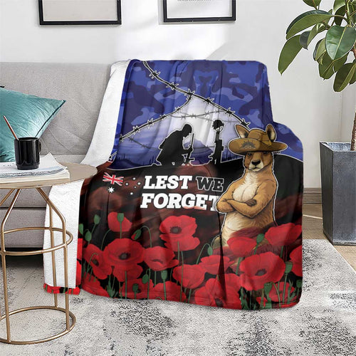 ANZAC Day Blanket Lest We Forget