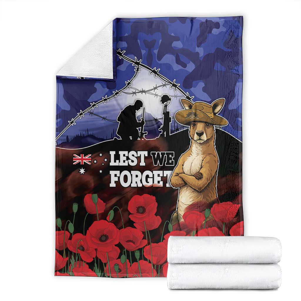 ANZAC Day Blanket Lest We Forget