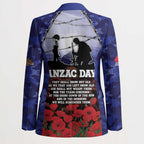 ANZAC Day Blazer Lest We Forget