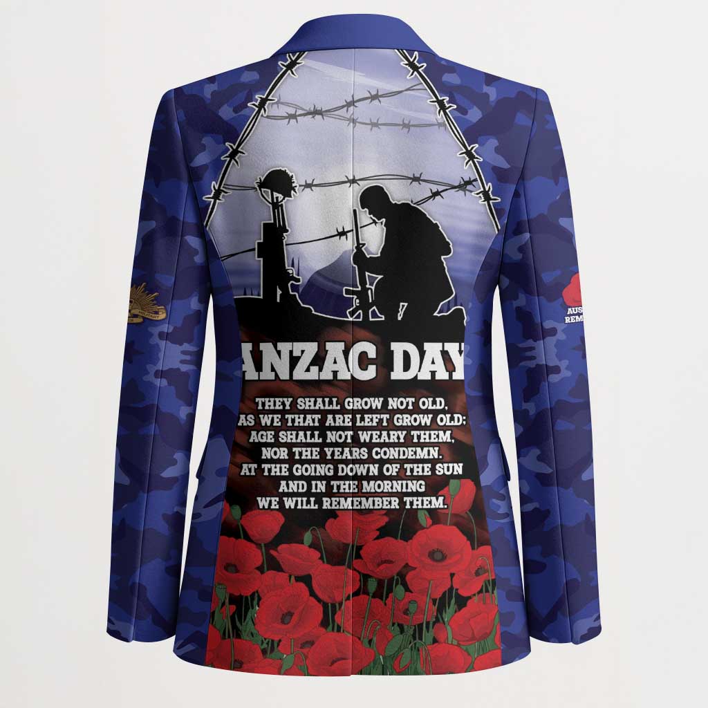 ANZAC Day Blazer Lest We Forget
