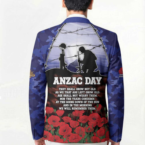 ANZAC Day Blazer Lest We Forget