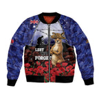 ANZAC Day Bomber Jacket Lest We Forget
