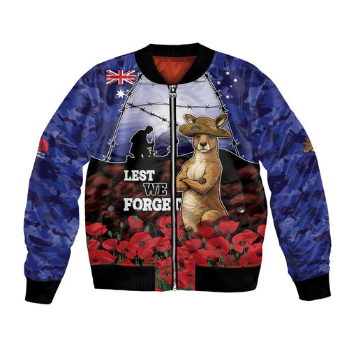 ANZAC Day Bomber Jacket Lest We Forget