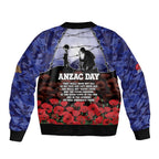ANZAC Day Bomber Jacket Lest We Forget