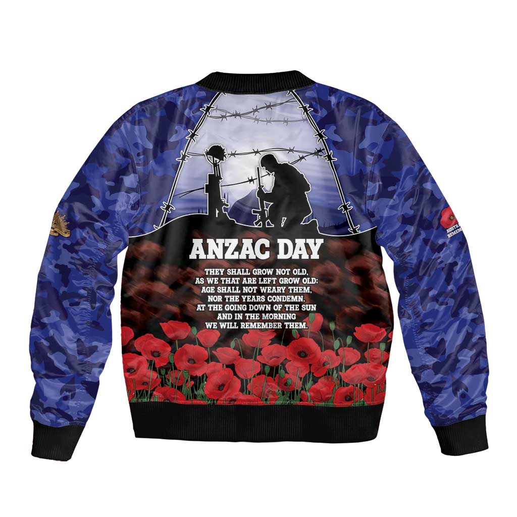 ANZAC Day Bomber Jacket Lest We Forget