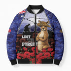 ANZAC Day Bomber Puffer Jacket Lest We Forget