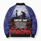 ANZAC Day Bomber Puffer Jacket Lest We Forget