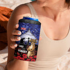ANZAC Day 4 in 1 Can Cooler Tumbler Lest We Forget