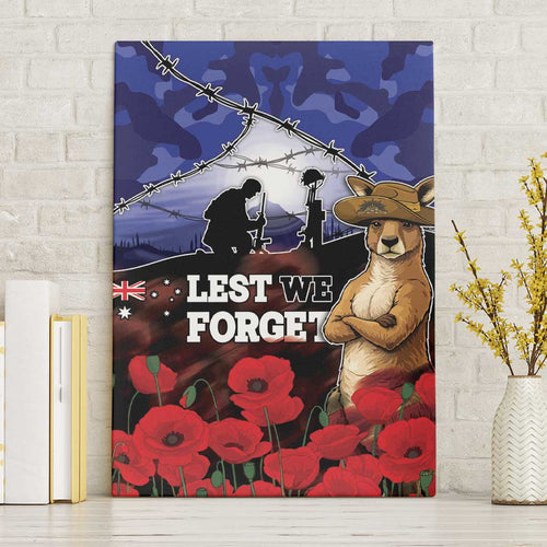 ANZAC Day Canvas Wall Art Lest We Forget