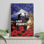 ANZAC Day Canvas Wall Art Lest We Forget