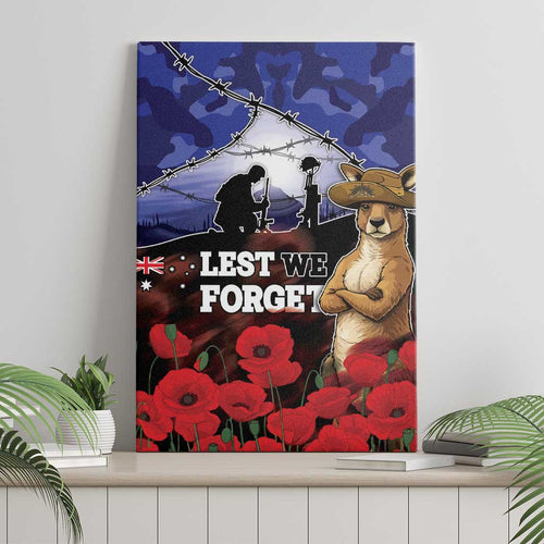ANZAC Day Canvas Wall Art Lest We Forget