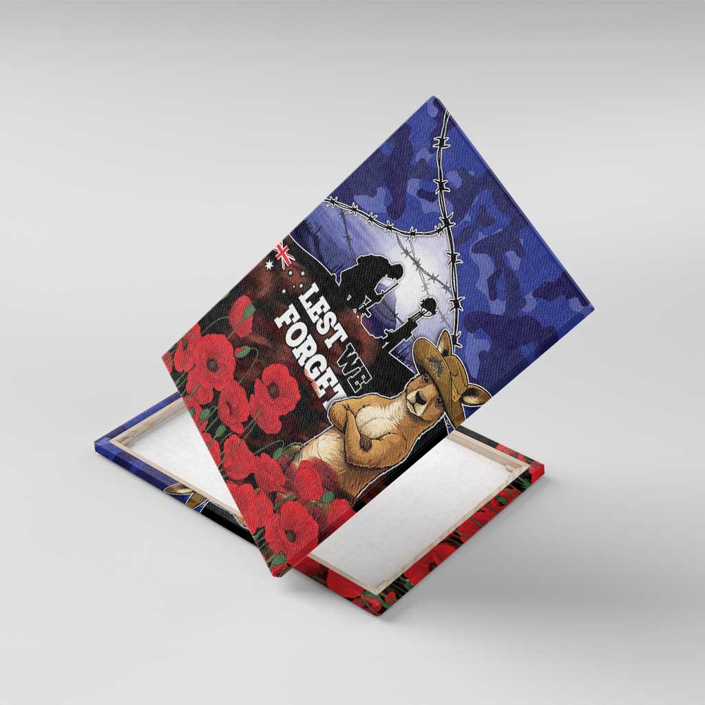 ANZAC Day Canvas Wall Art Lest We Forget