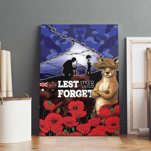 ANZAC Day Canvas Wall Art Lest We Forget