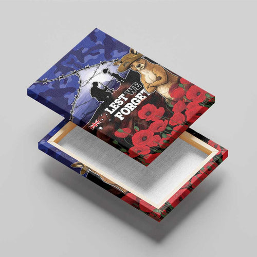 ANZAC Day Canvas Wall Art Lest We Forget