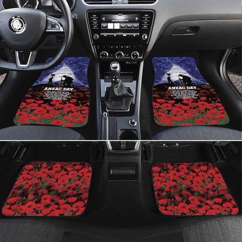ANZAC Day Car Mats Lest We Forget