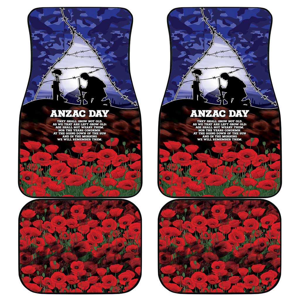 ANZAC Day Car Mats Lest We Forget
