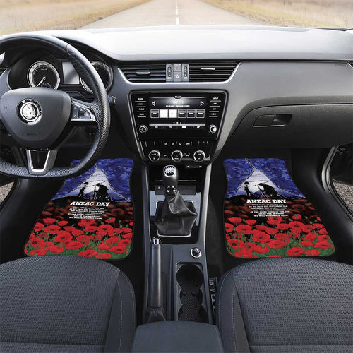 ANZAC Day Car Mats Lest We Forget