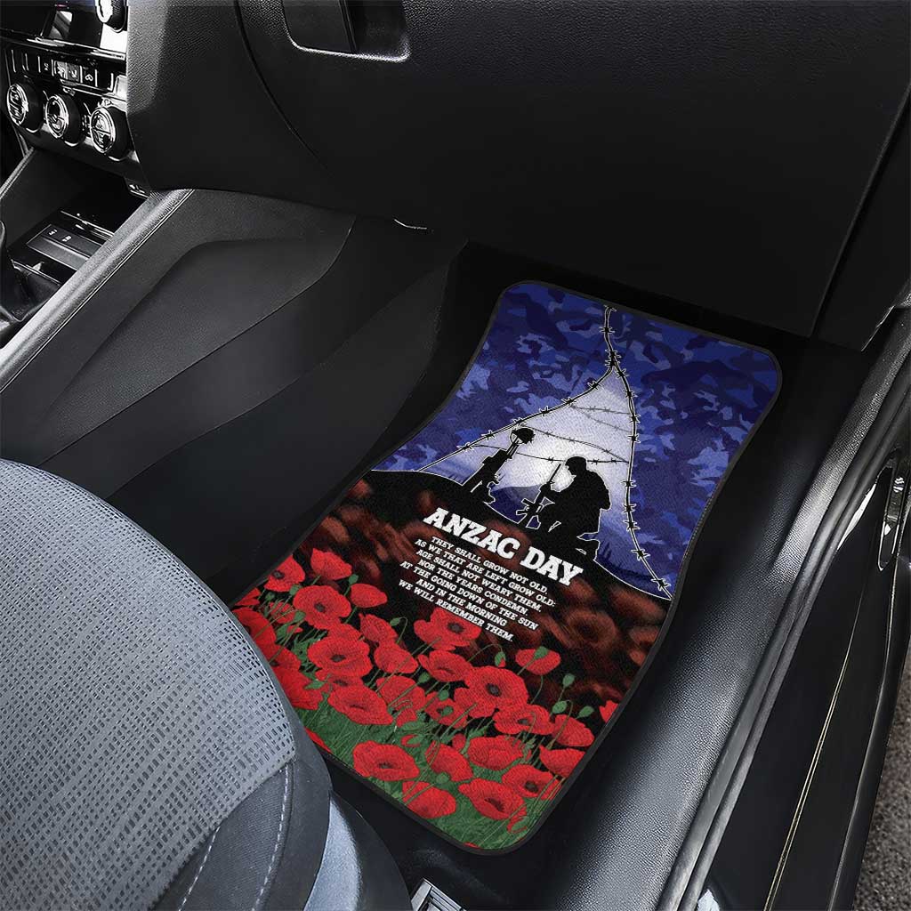 ANZAC Day Car Mats Lest We Forget