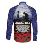 ANZAC Day Family Matching Off Shoulder Short Dress and Hawaiian Shirt Lest We Forget