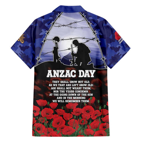 ANZAC Day Family Matching Summer Maxi Dress and Hawaiian Shirt Lest We Forget