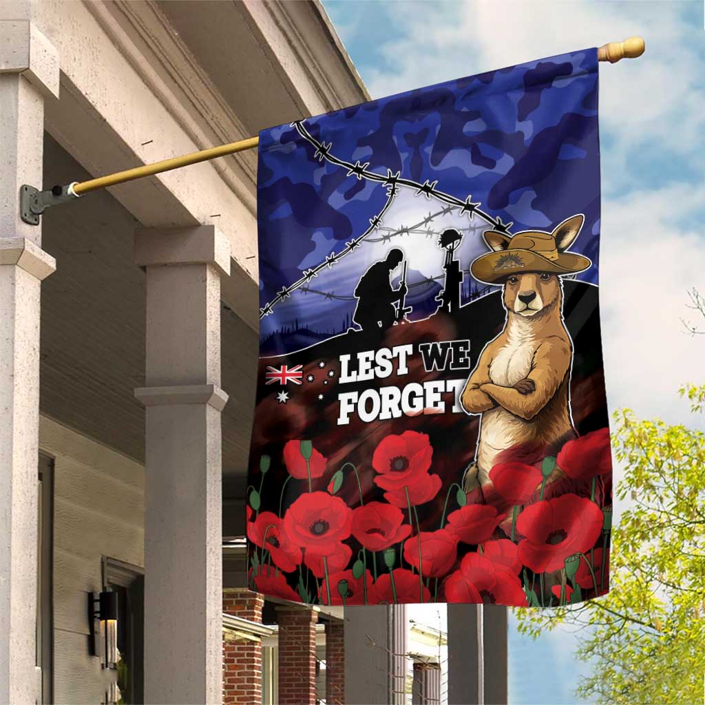 ANZAC Day Garden Flag Lest We Forget