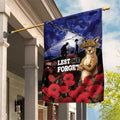 ANZAC Day Garden Flag Lest We Forget