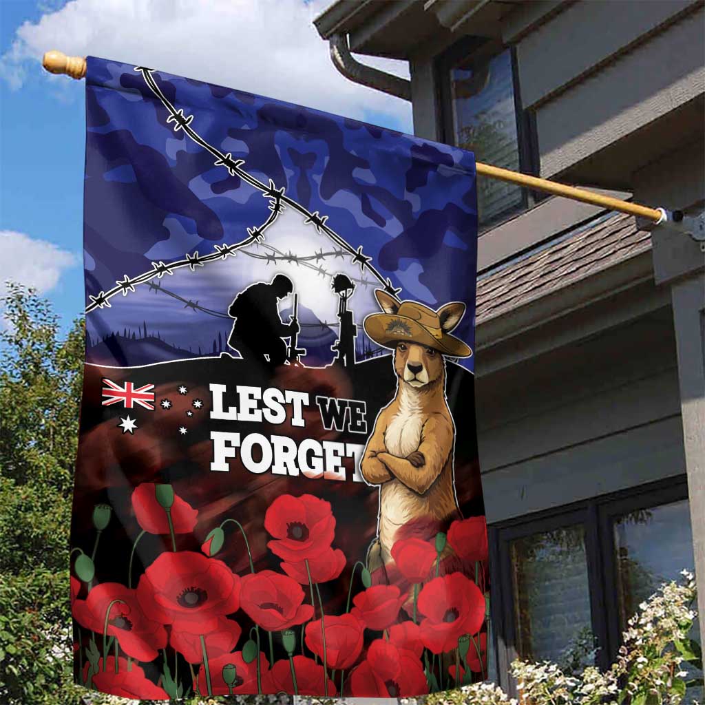 ANZAC Day Garden Flag Lest We Forget
