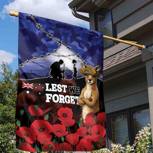 ANZAC Day Garden Flag Lest We Forget