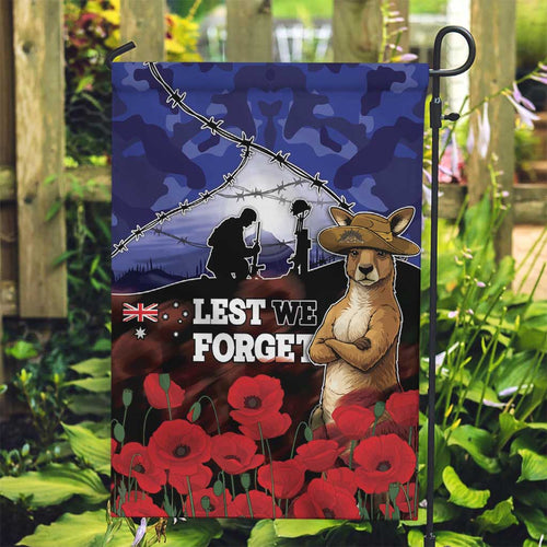 ANZAC Day Garden Flag Lest We Forget