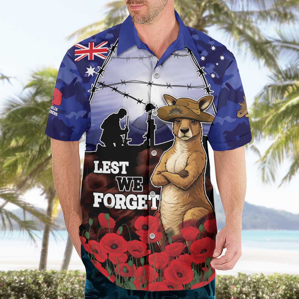 ANZAC Day Hawaiian Shirt Lest We Forget