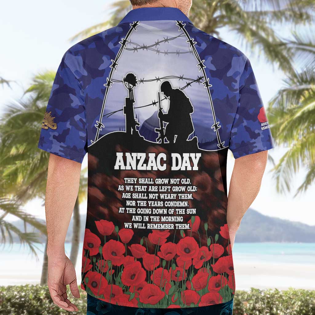 ANZAC Day Hawaiian Shirt Lest We Forget