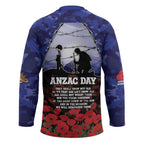 ANZAC Day Hockey Jersey Lest We Forget