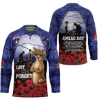 ANZAC Day Hockey Jersey Lest We Forget