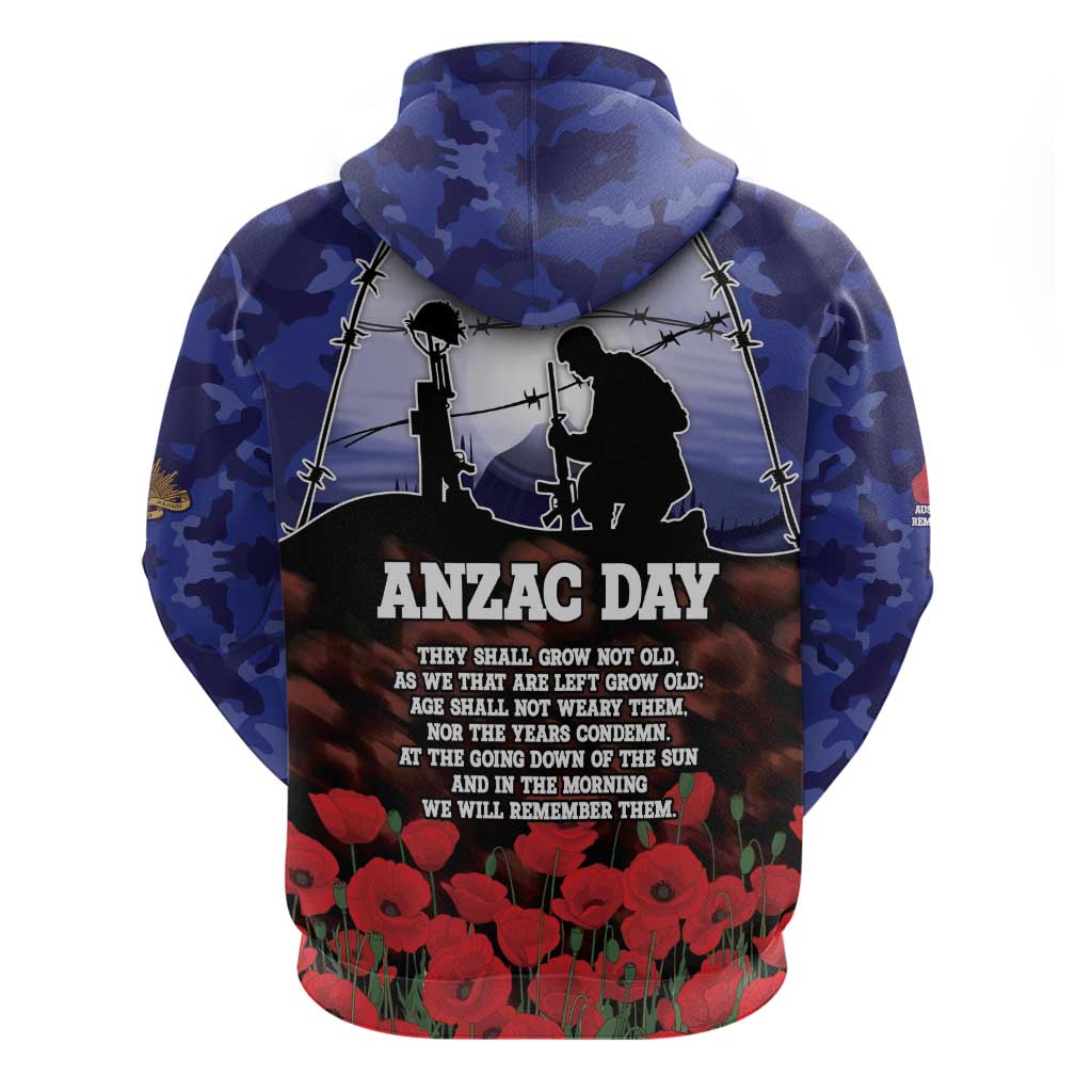 ANZAC Day Hoodie Lest We Forget