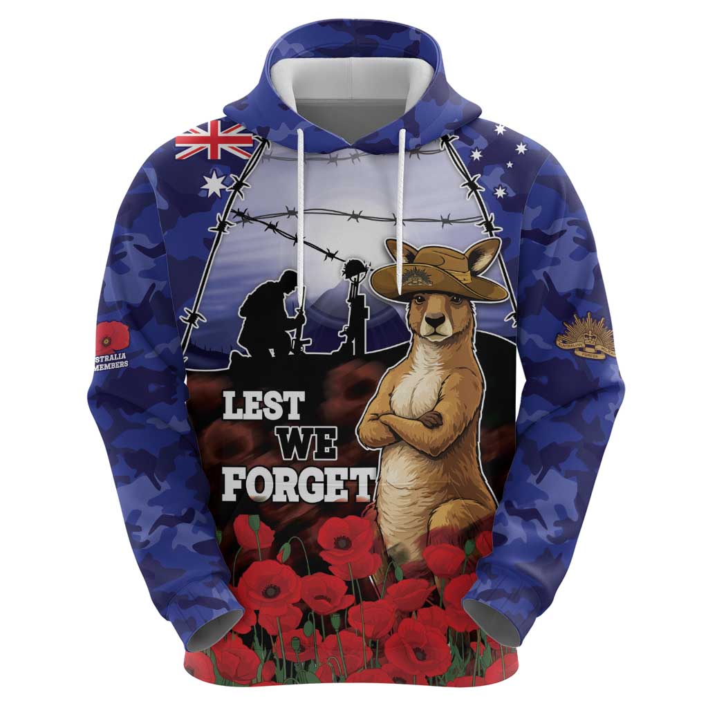 ANZAC Day Hoodie Lest We Forget