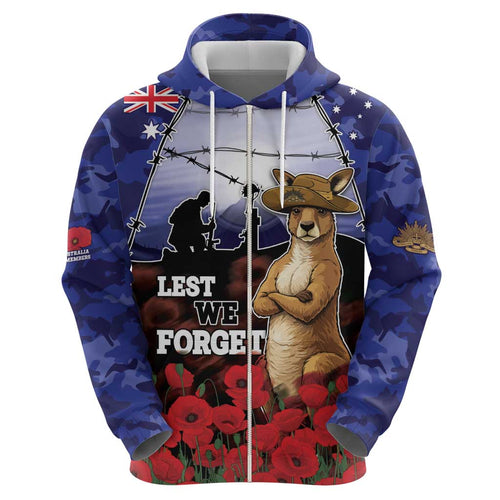 ANZAC Day Hoodie Lest We Forget