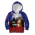 ANZAC Day Kid Hoodie Lest We Forget