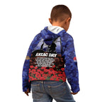 ANZAC Day Kid Hoodie Lest We Forget
