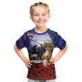ANZAC Day Kid T Shirt Lest We Forget