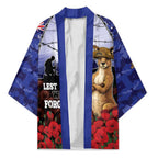 ANZAC Day Kimono Lest We Forget