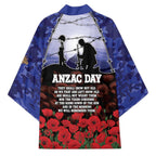 ANZAC Day Kimono Lest We Forget