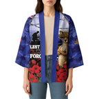 ANZAC Day Kimono Lest We Forget