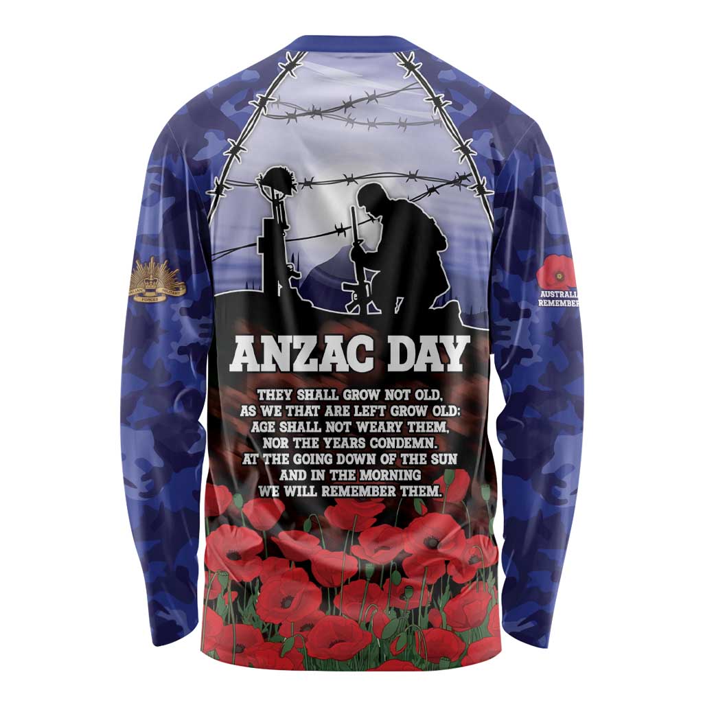 ANZAC Day Long Sleeve Shirt Lest We Forget