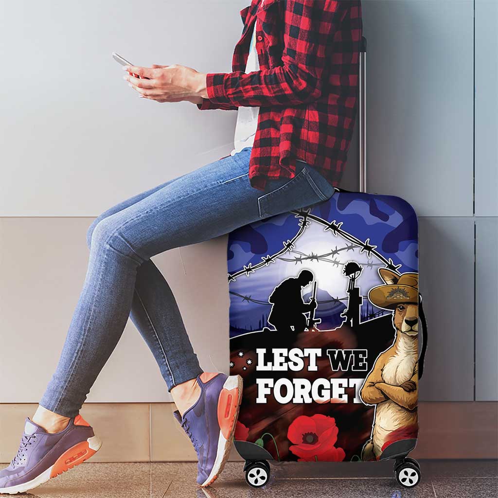 ANZAC Day Luggage Cover Lest We Forget