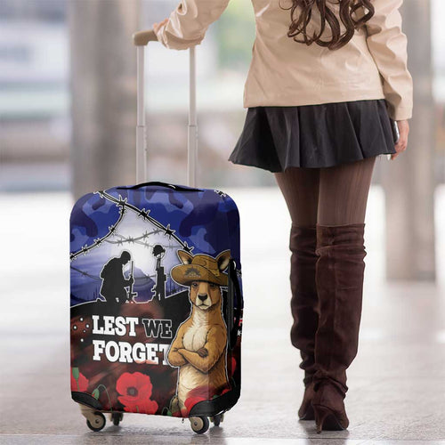 ANZAC Day Luggage Cover Lest We Forget