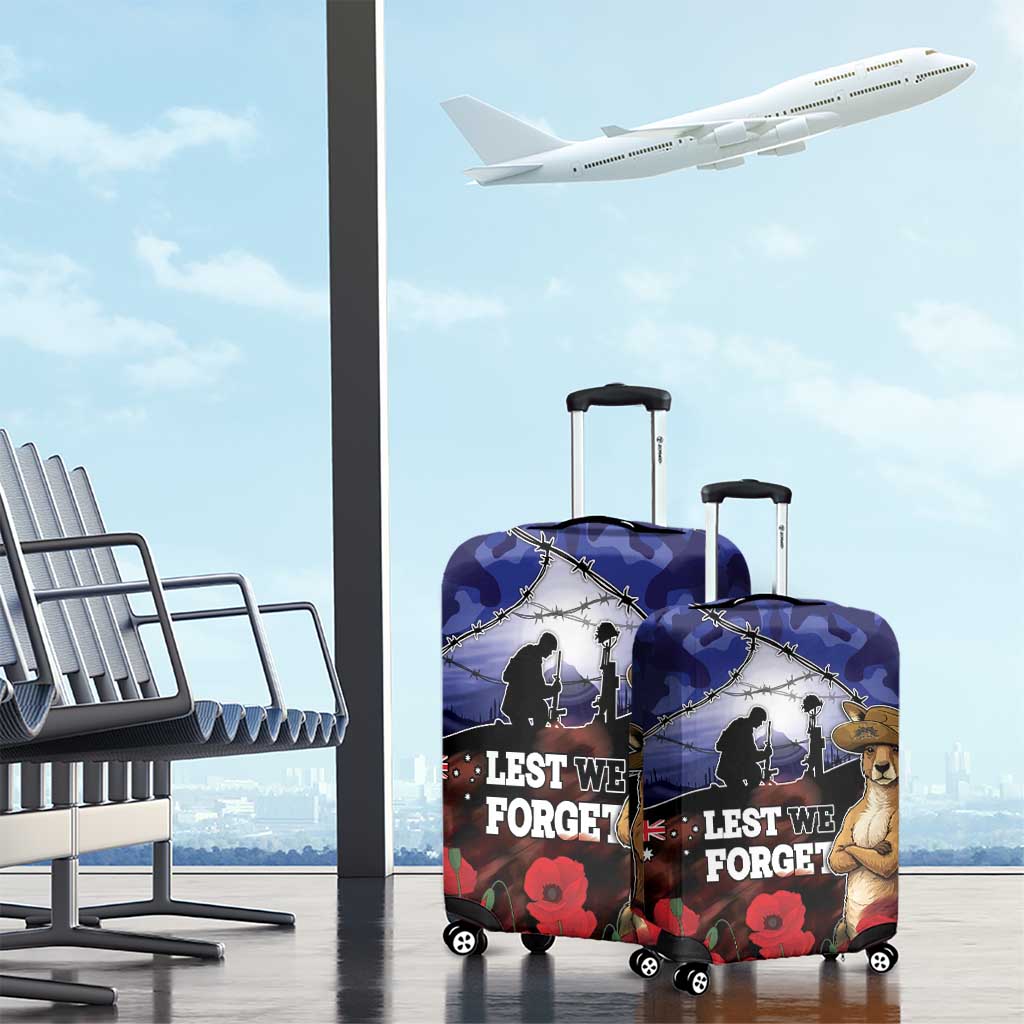 ANZAC Day Luggage Cover Lest We Forget