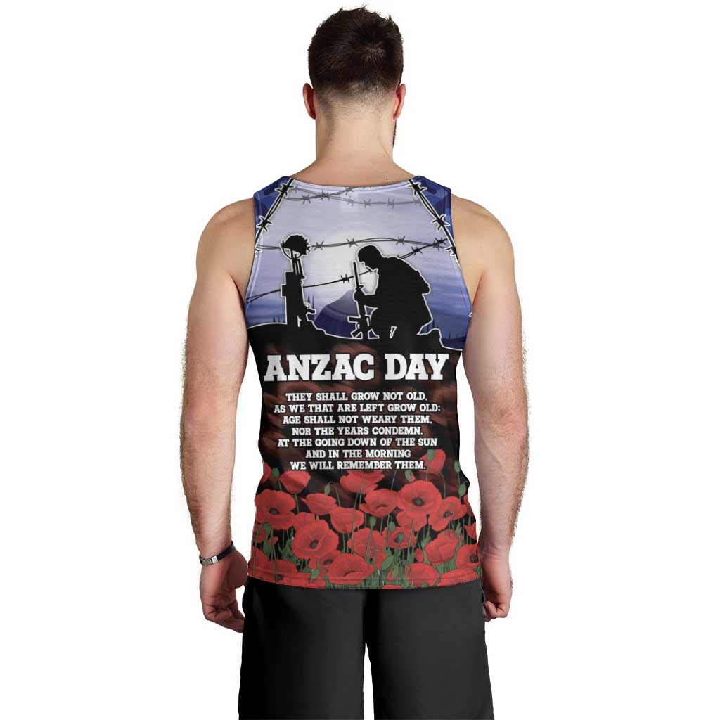 ANZAC Day Men Tank Top Lest We Forget