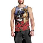 ANZAC Day Men Tank Top Lest We Forget
